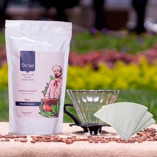 Pack V60 de vidrio (Cafetería en casa)